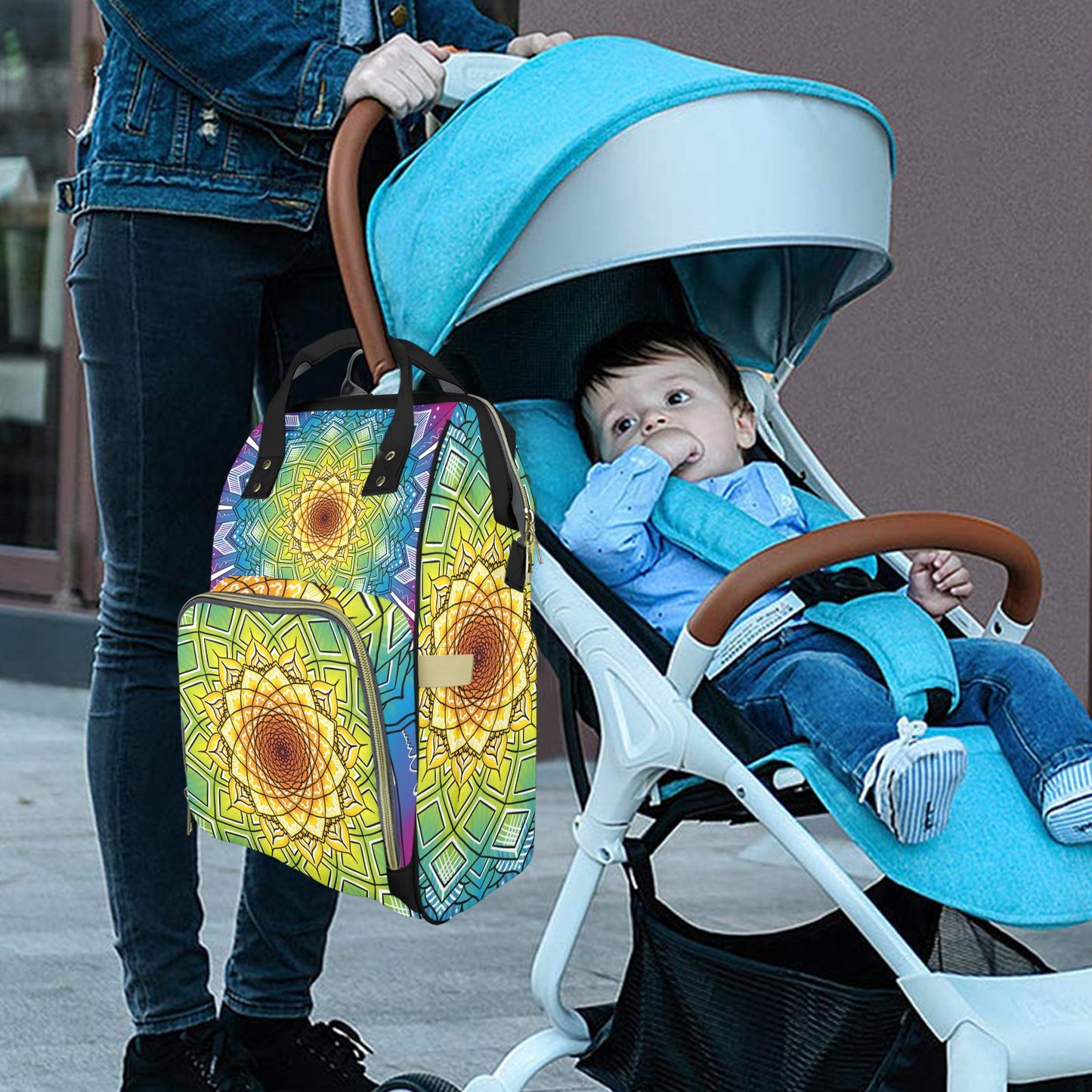 Rainbow Sunflower Gear Bag