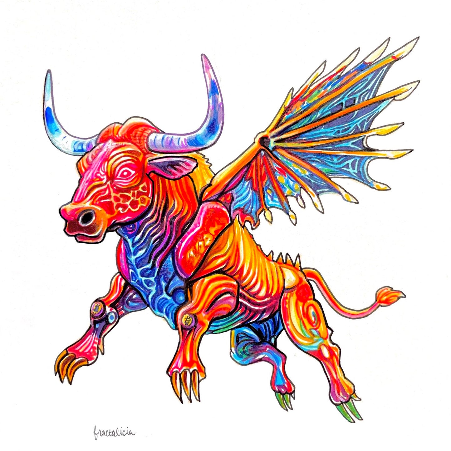 Flying Bullish Print
