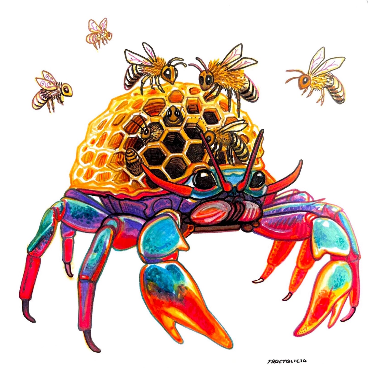 Honey Station Crustacean Print