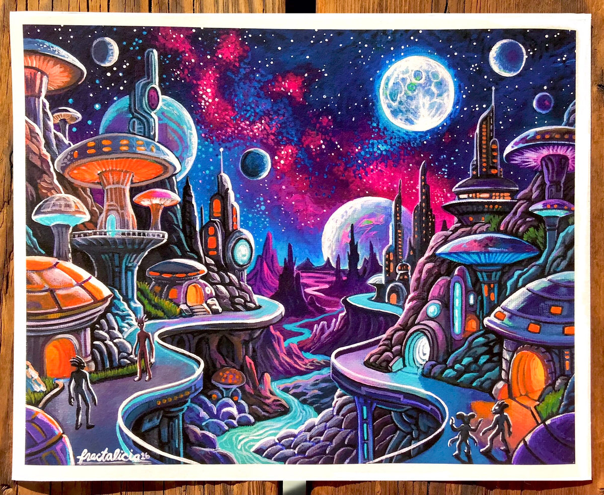 Extraterrestrial Activity Hemp Print