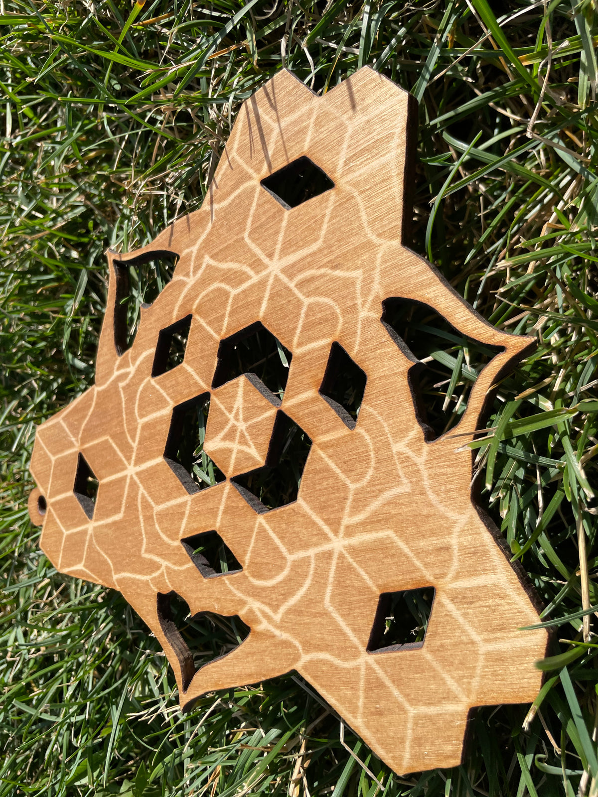 Large Sacral Wood Engraving