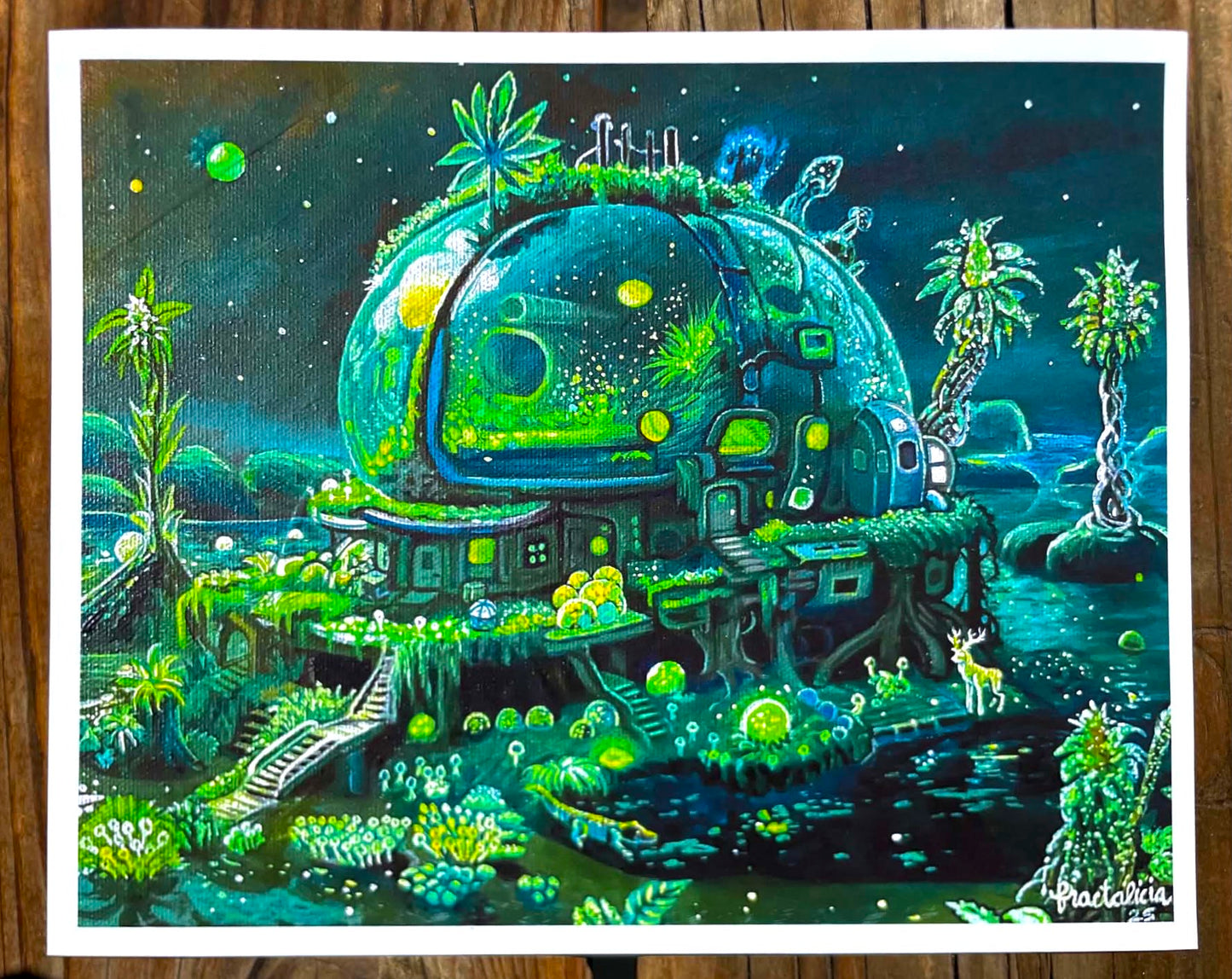 Trichrome Biodome Print