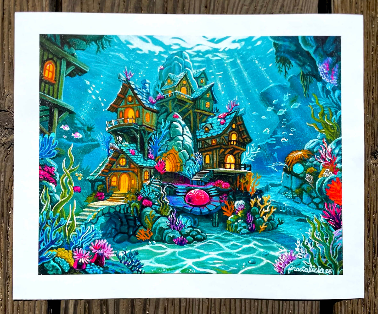 Mermaid Mansion Print