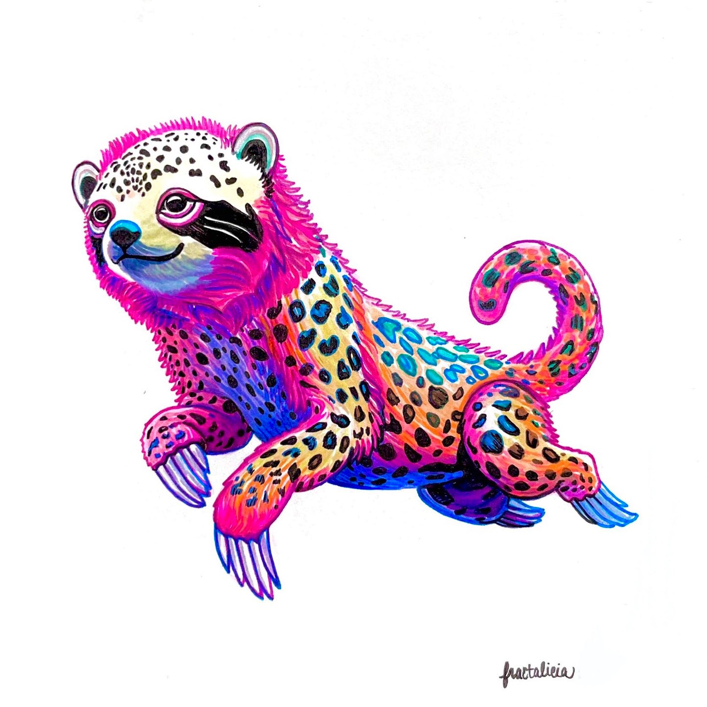 Spotted Sloth Print