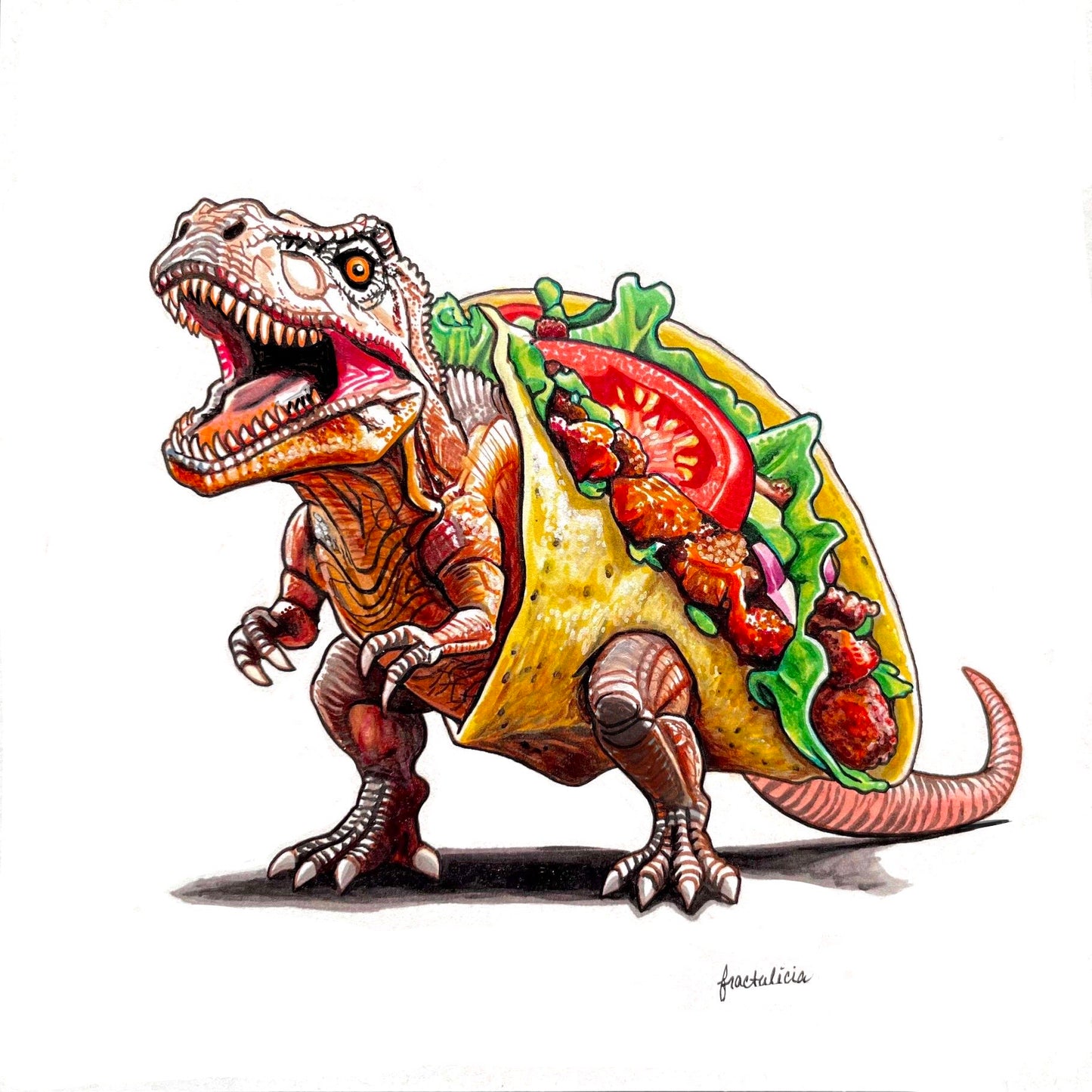 Tacosaurus Rex Print