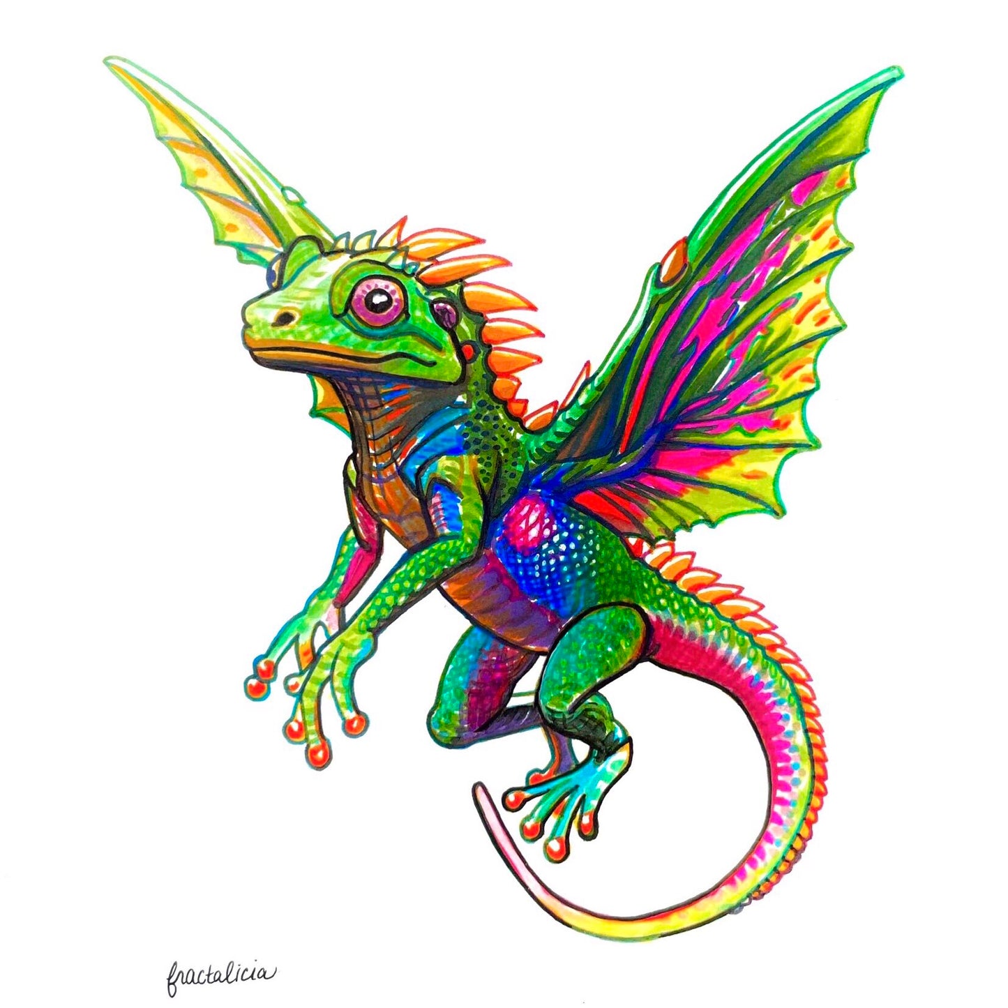Dragonfrog Print