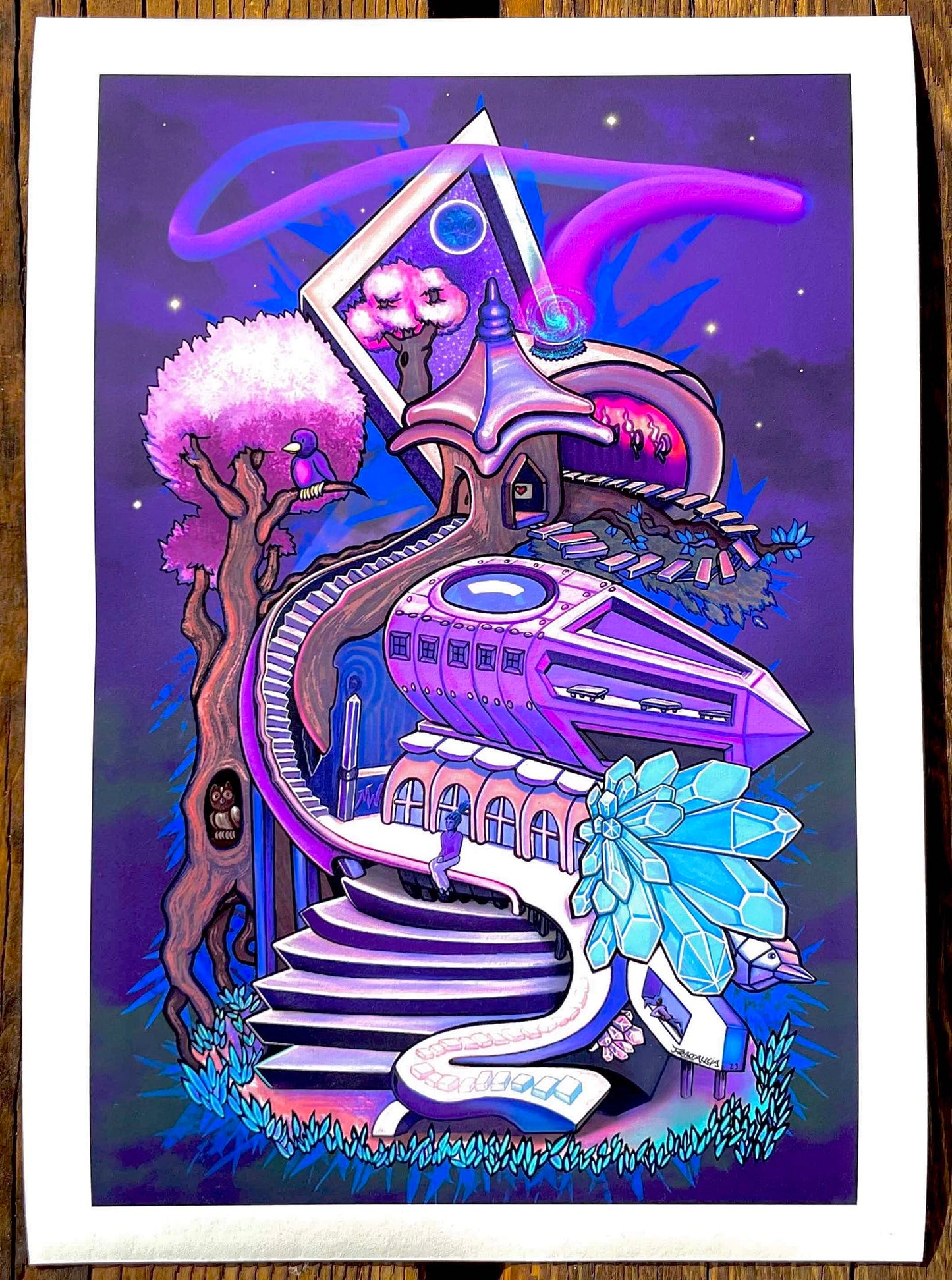 The Amethyst Apartments Print