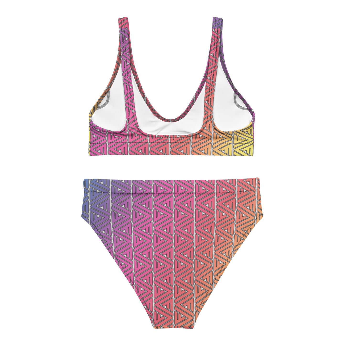 FV Recycled Rainbow high-waisted bikini