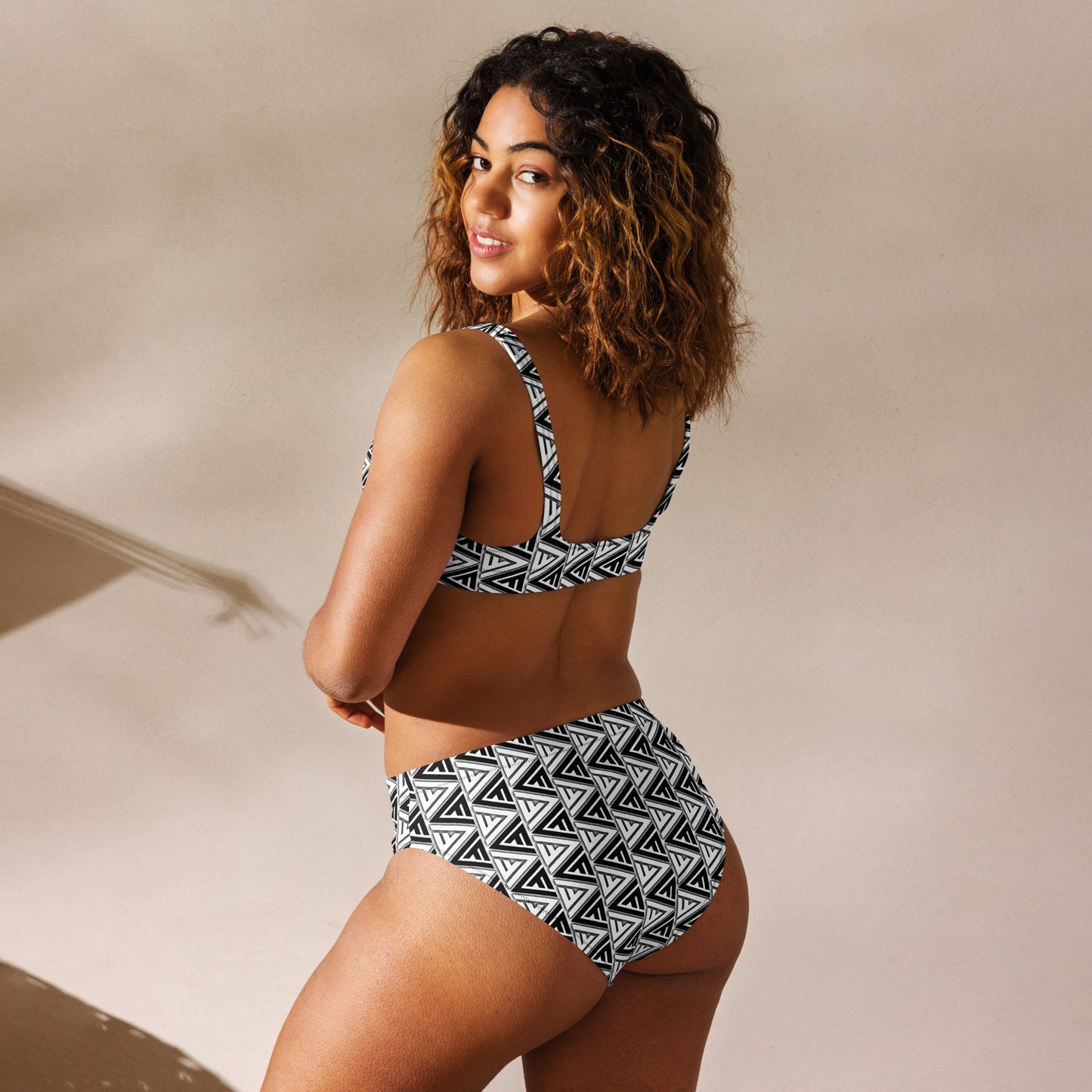 FV Recycled Zebra high-waisted bikini