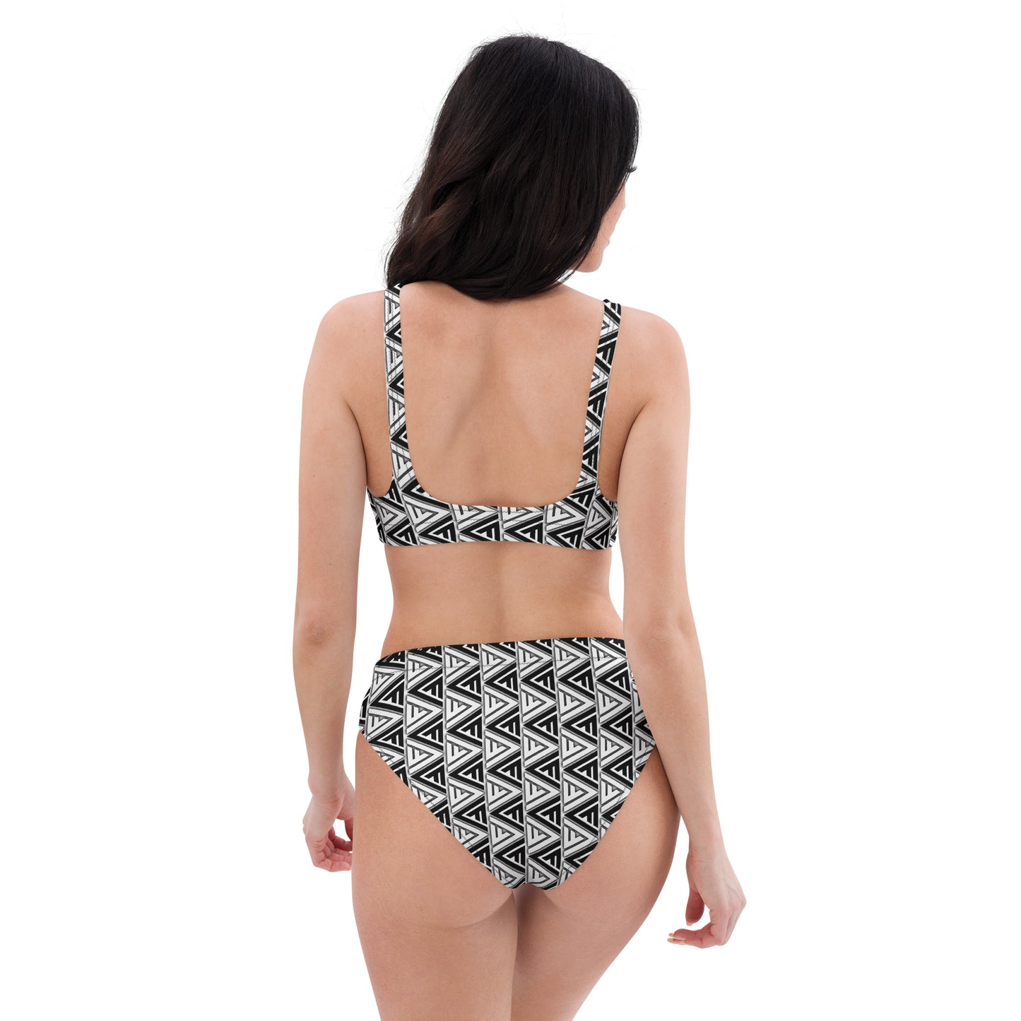 FV Recycled Zebra high-waisted bikini