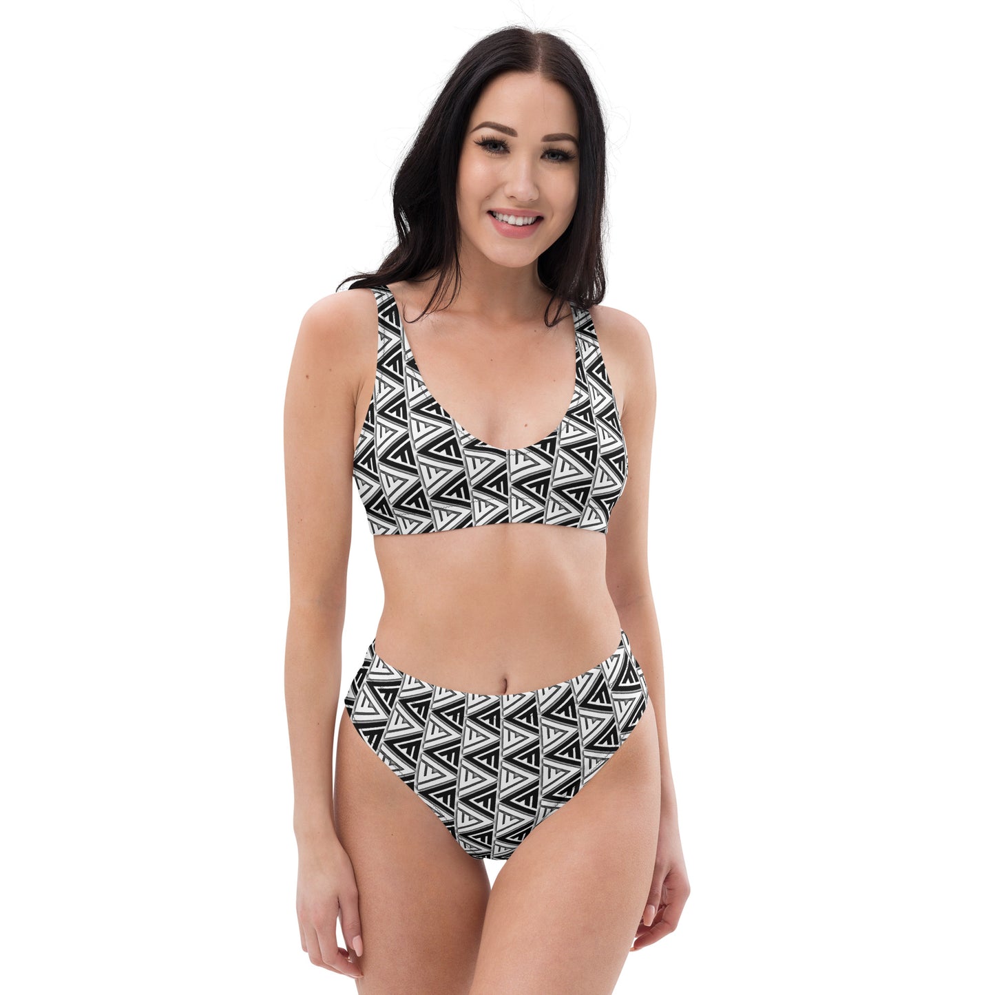 FV Recycled Zebra high-waisted bikini