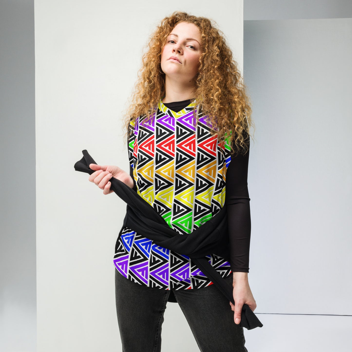 FV Recycled Chakra unisex basketball jersey