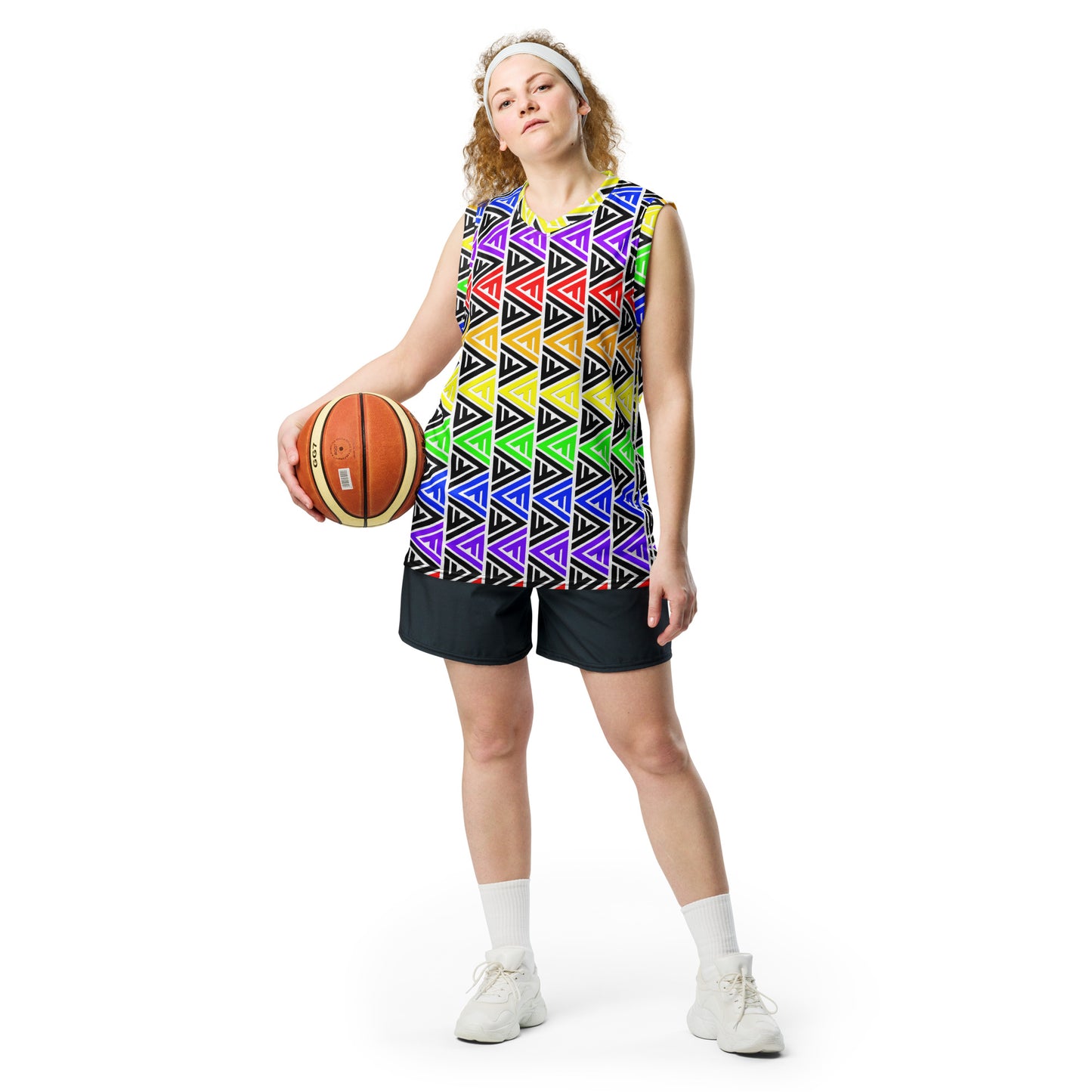FV Recycled Chakra unisex basketball jersey