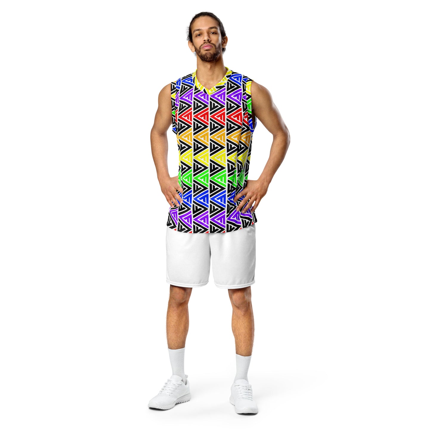 FV Recycled Chakra unisex basketball jersey