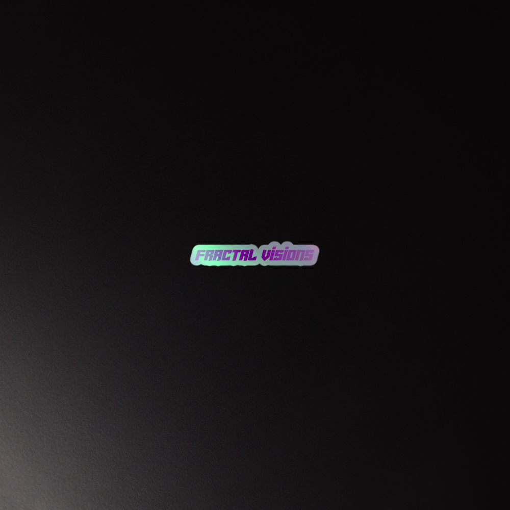 Fractal Visions Holographic stickers