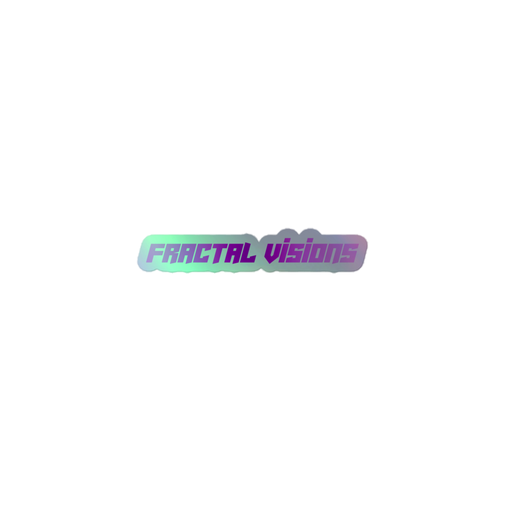 Fractal Visions Holographic stickers