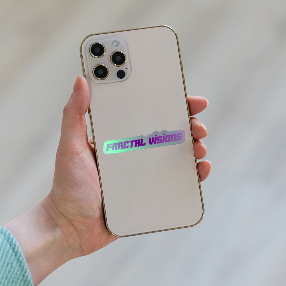 Fractal Visions Holographic stickers