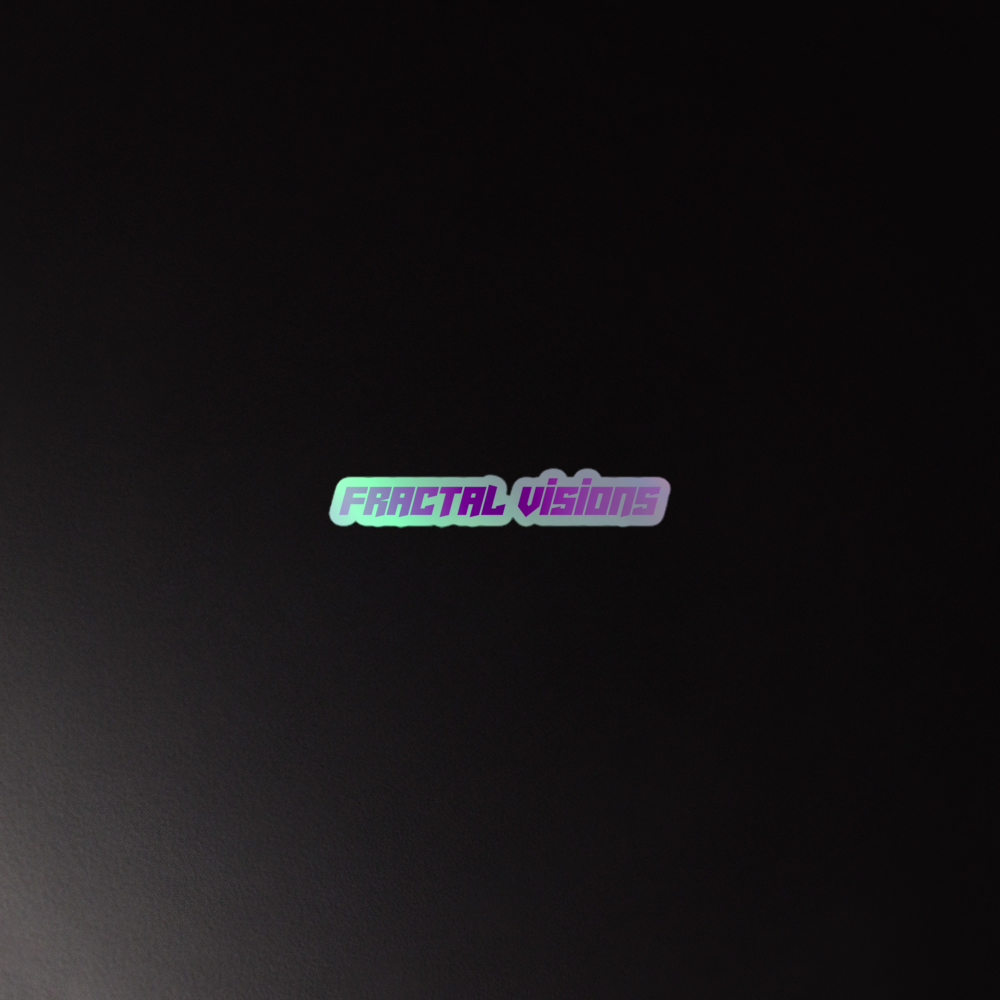 Fractal Visions Holographic stickers