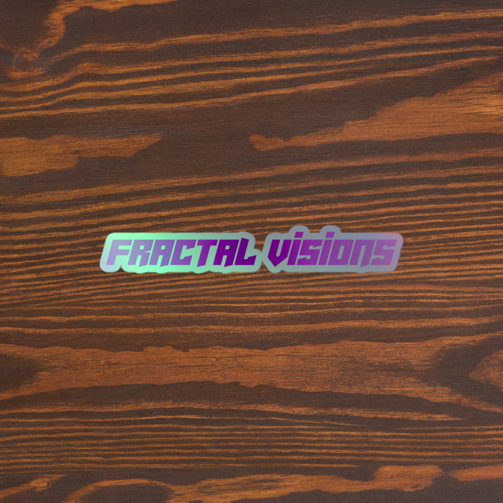 Fractal Visions Holographic stickers