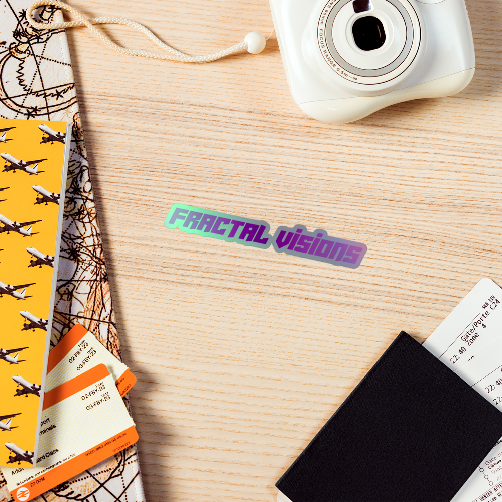 Fractal Visions Holographic stickers