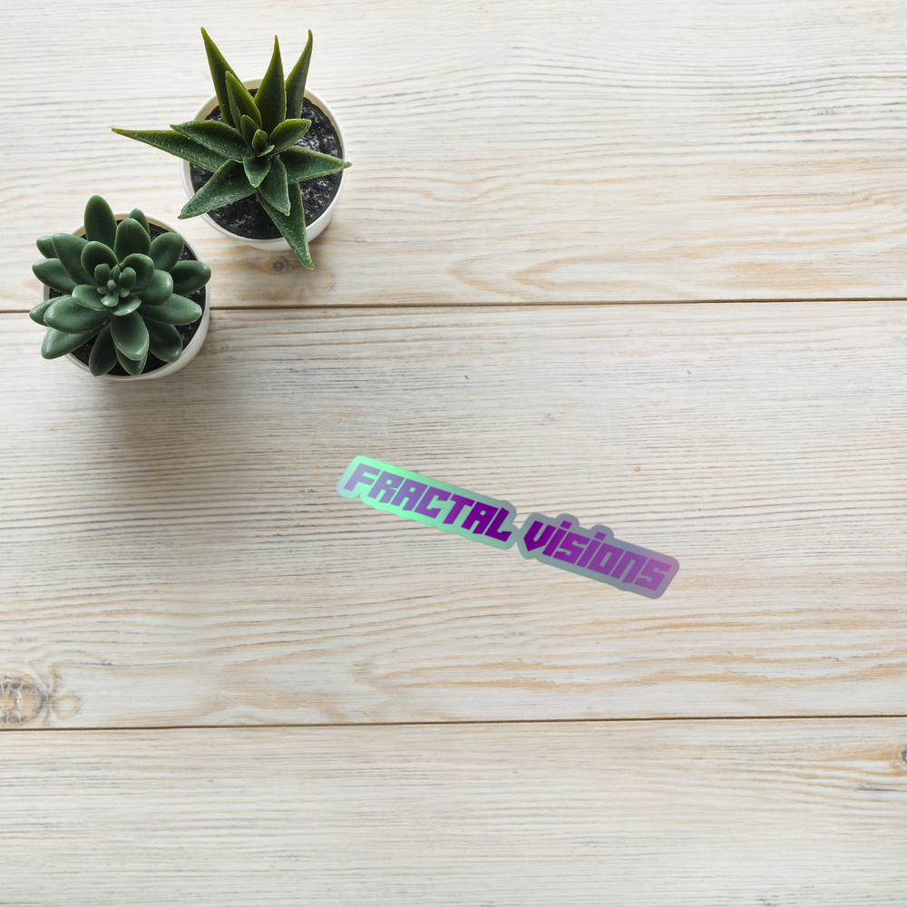 Fractal Visions Holographic stickers