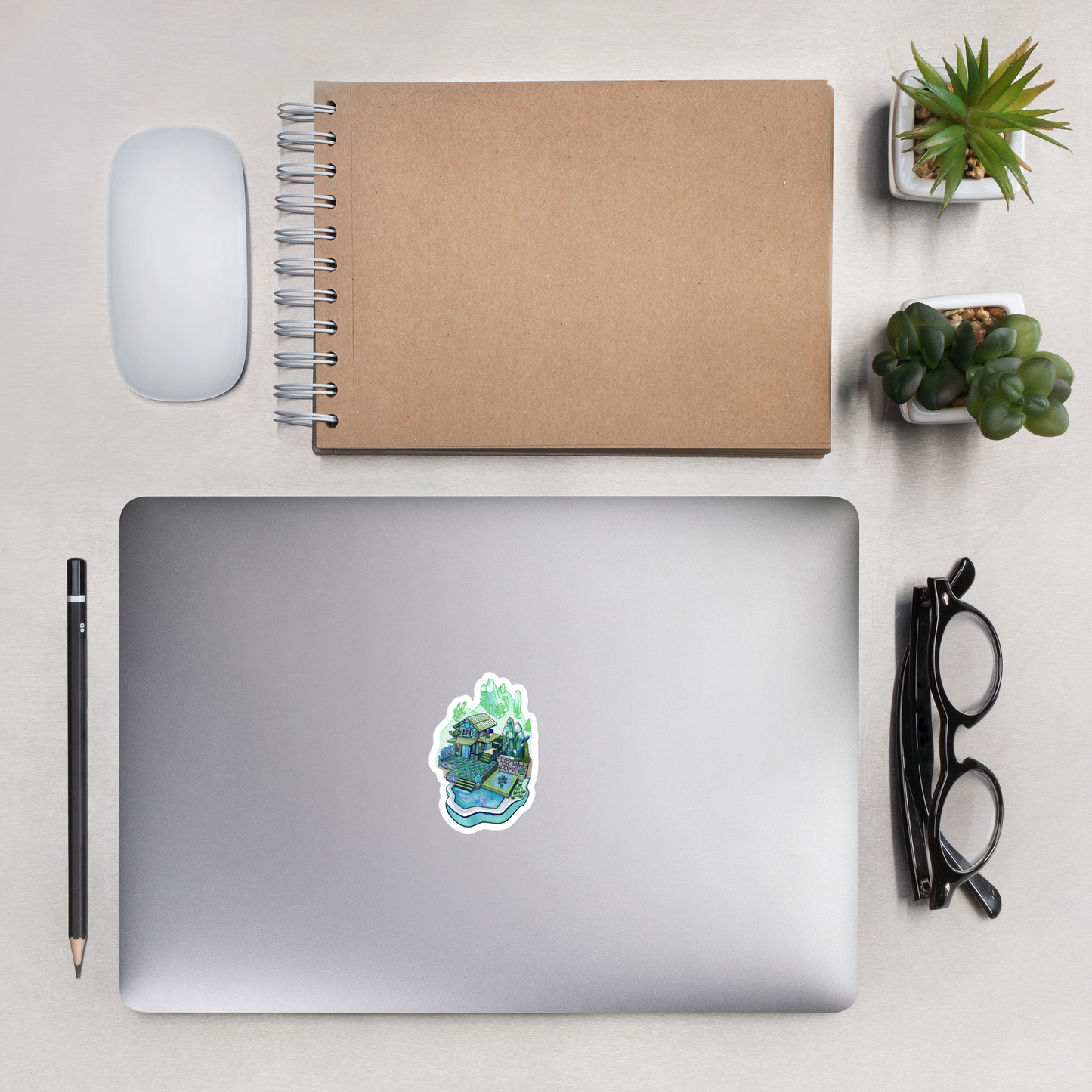 Emerald Gem Shop Stickers