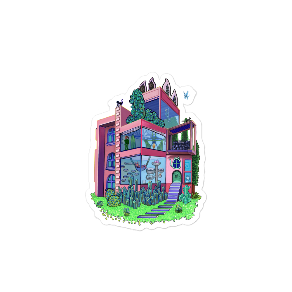 Aerial Cat Studio Stickers