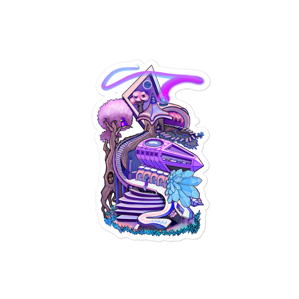 The Amethyst Apartments Stickers