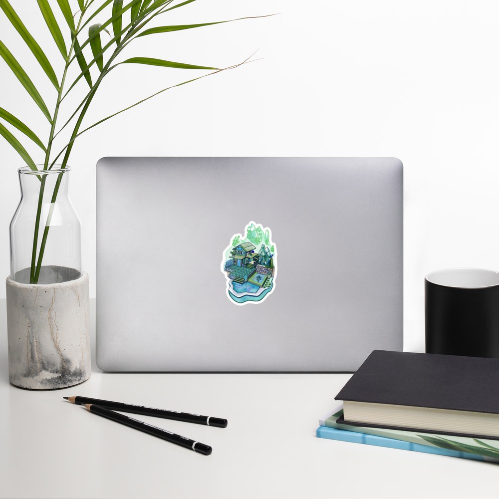 Emerald Gem Shop Stickers
