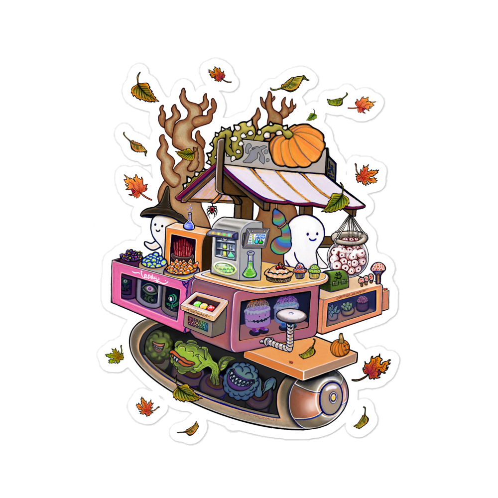 Suspicious Street Food Stickers