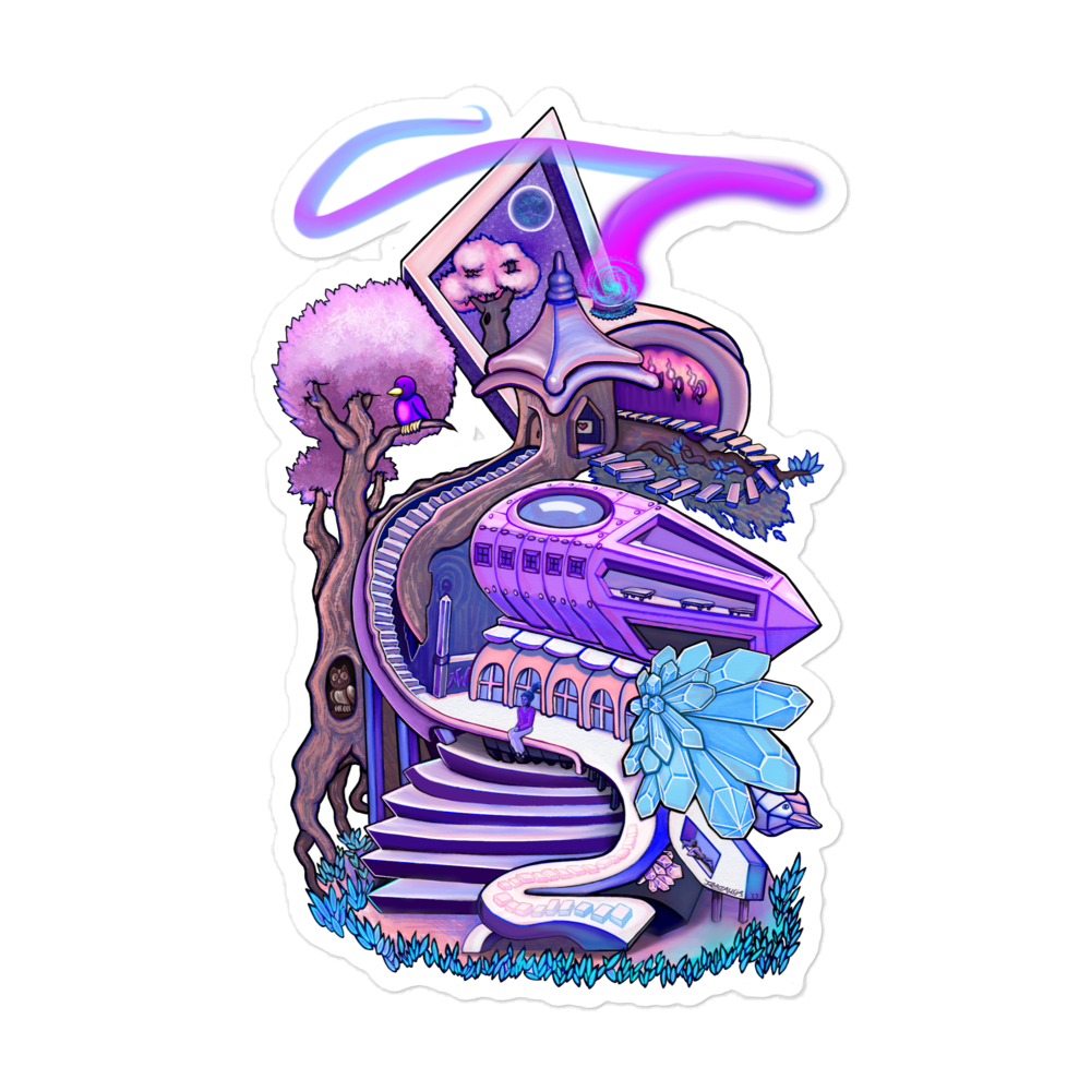 The Amethyst Apartments Stickers