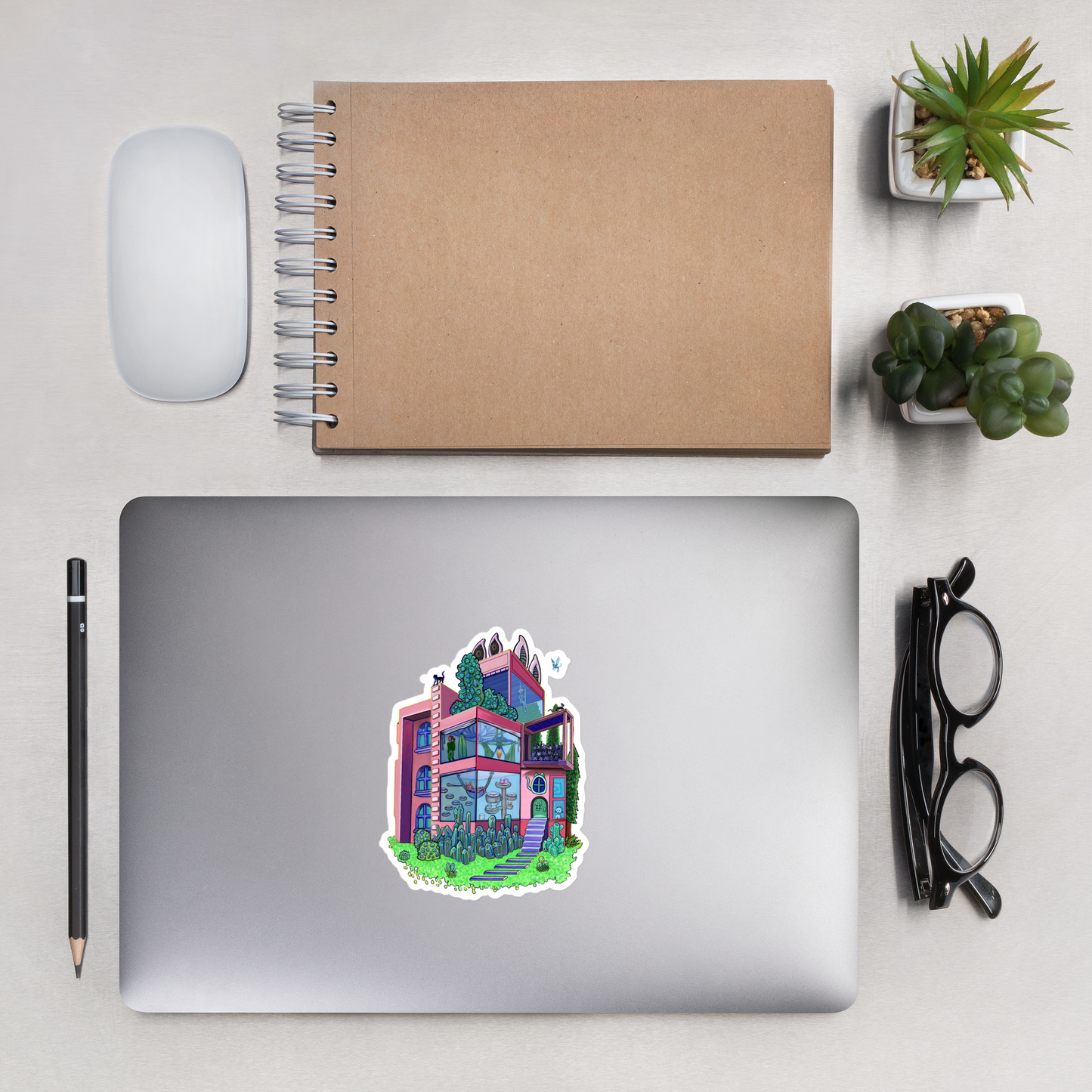 Aerial Cat Studio Stickers