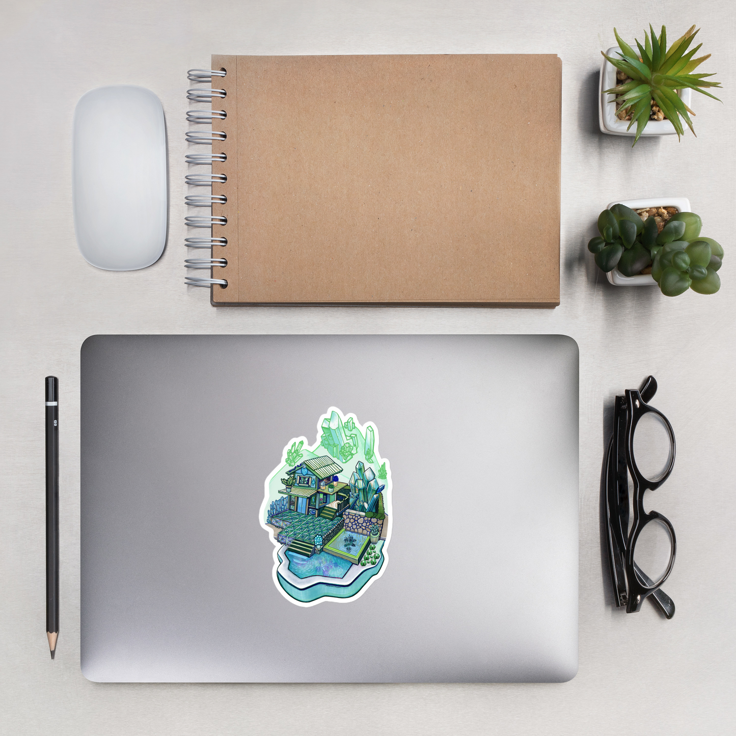 Emerald Gem Shop Stickers