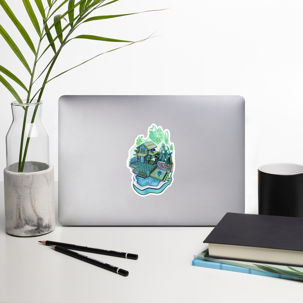 Emerald Gem Shop Stickers