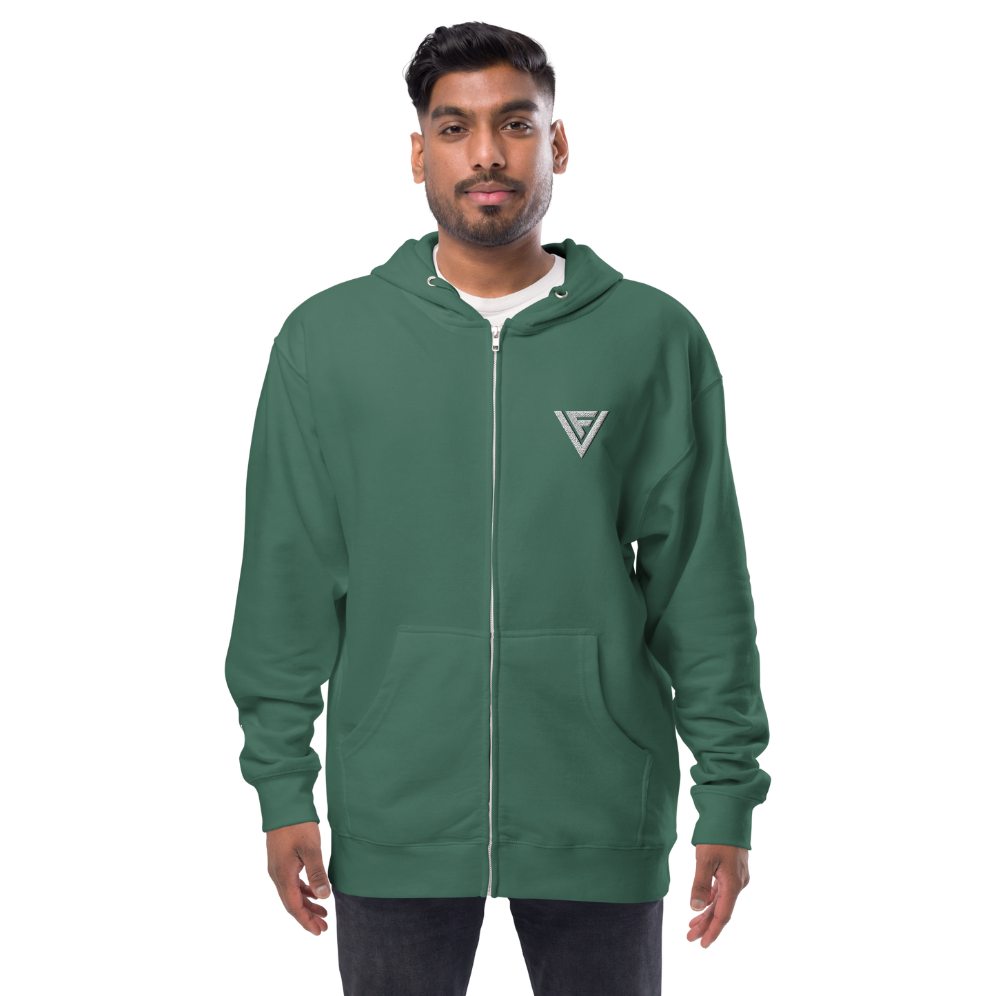 Fractal Visions Unisex fleece zip up hoodie