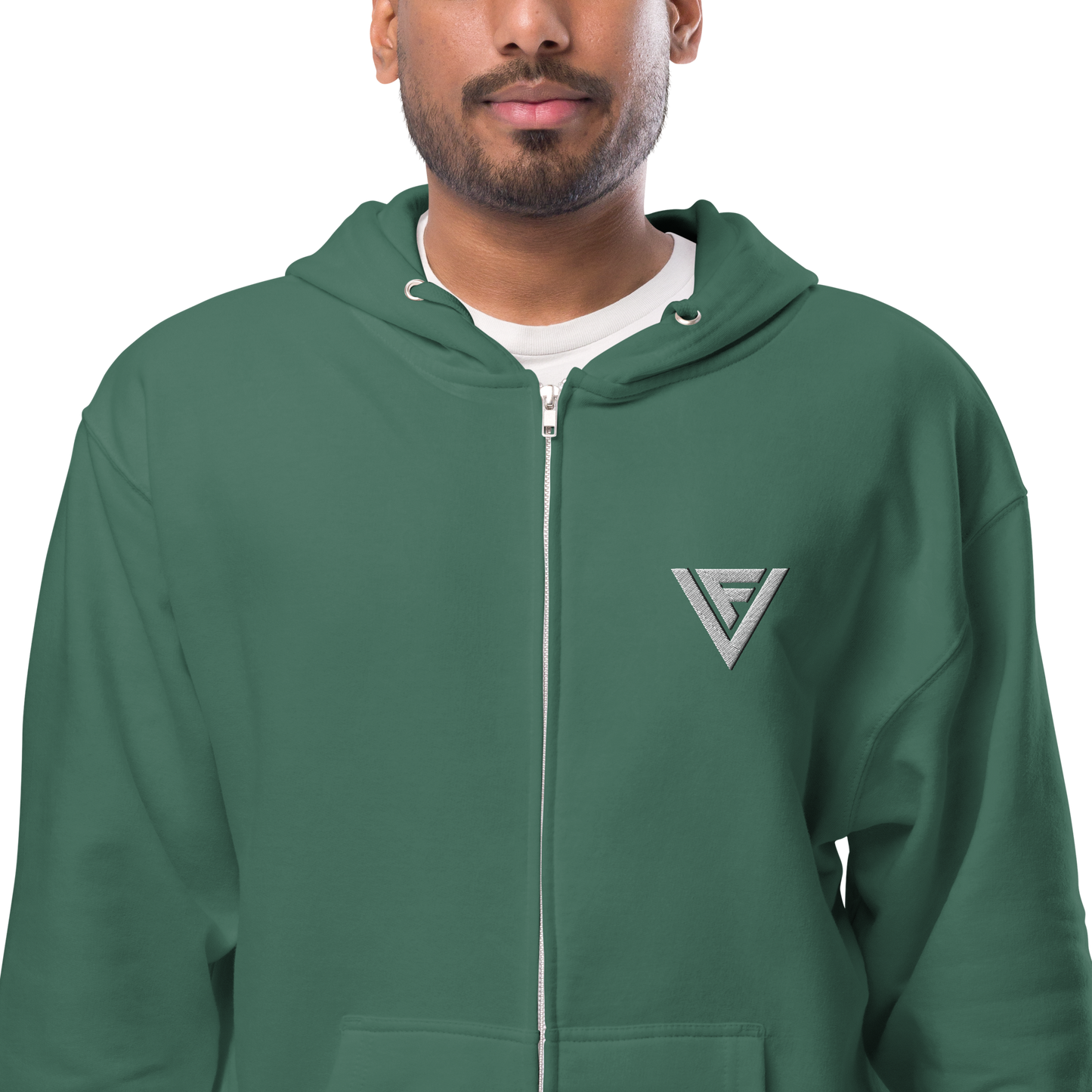 Fractal Visions Unisex fleece zip up hoodie