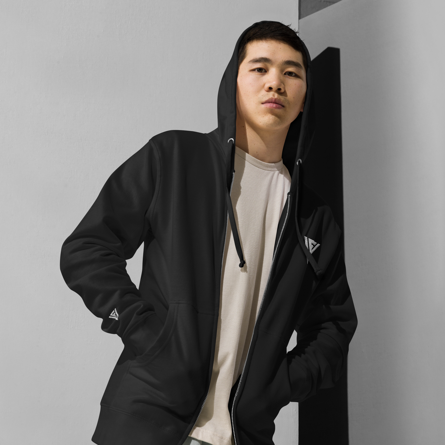 Fractal Visions Unisex fleece zip up hoodie