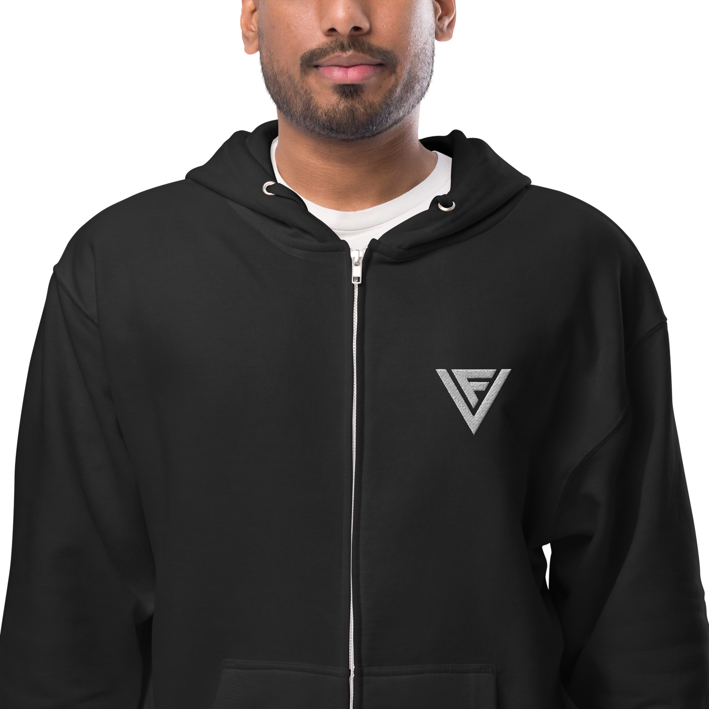 Fractal Visions Unisex fleece zip up hoodie
