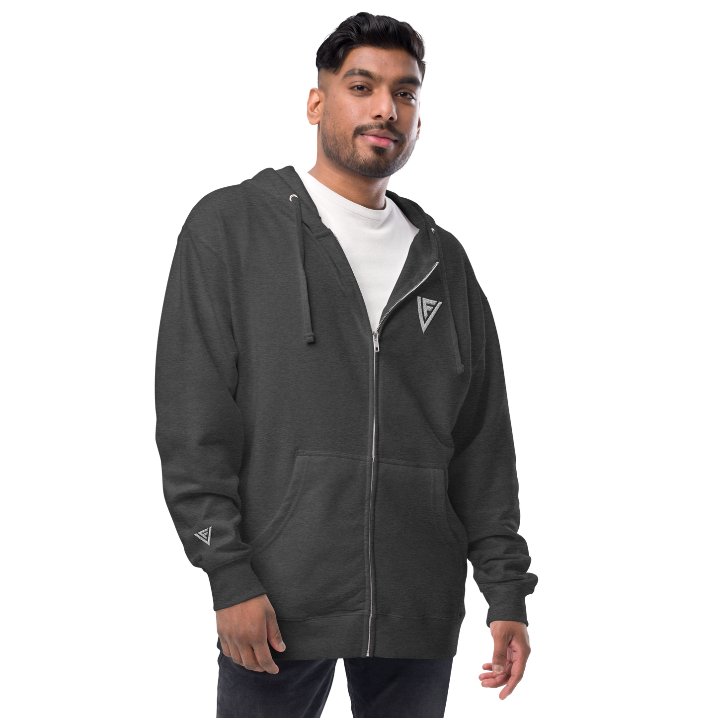 Fractal Visions Unisex fleece zip up hoodie