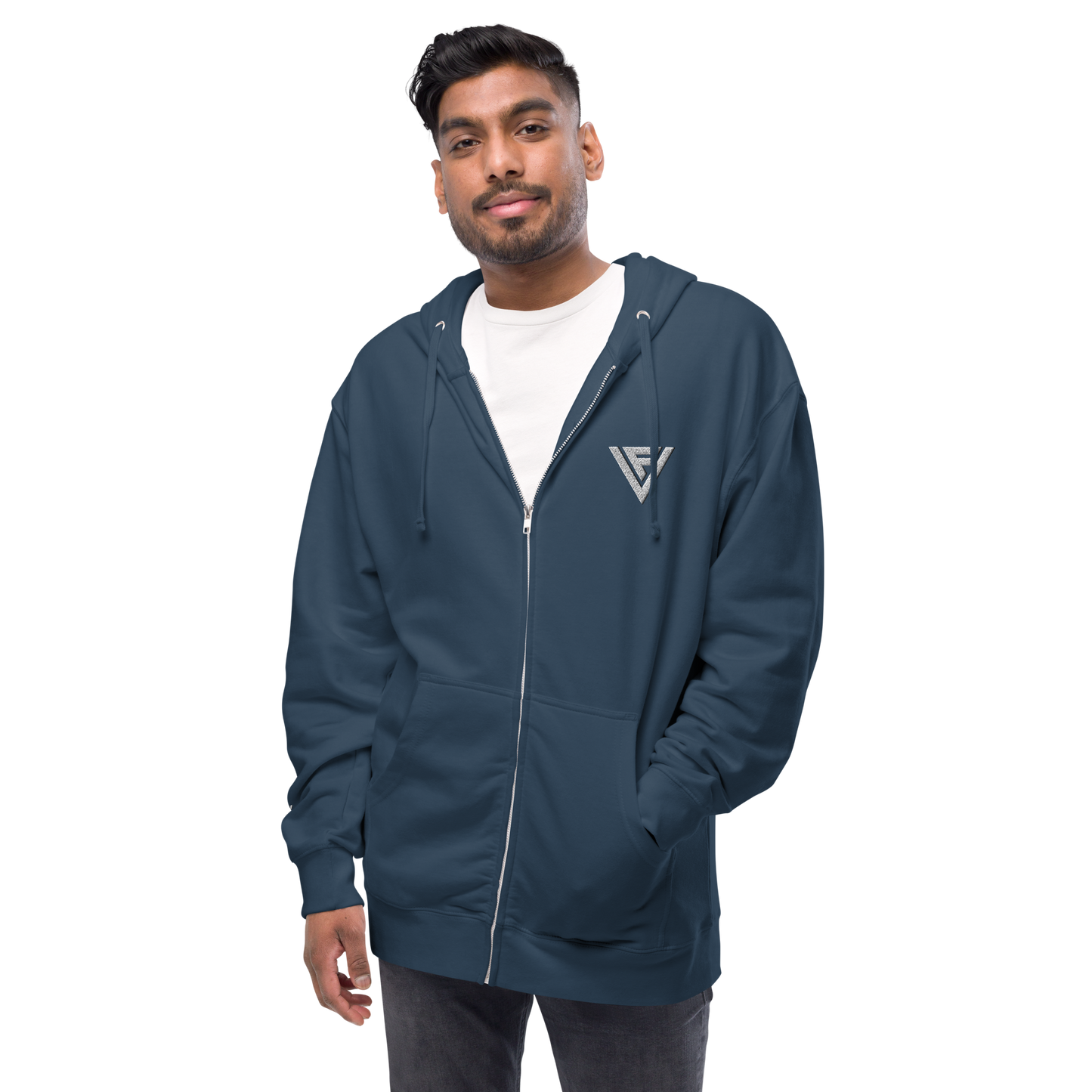 Fractal Visions Unisex fleece zip up hoodie