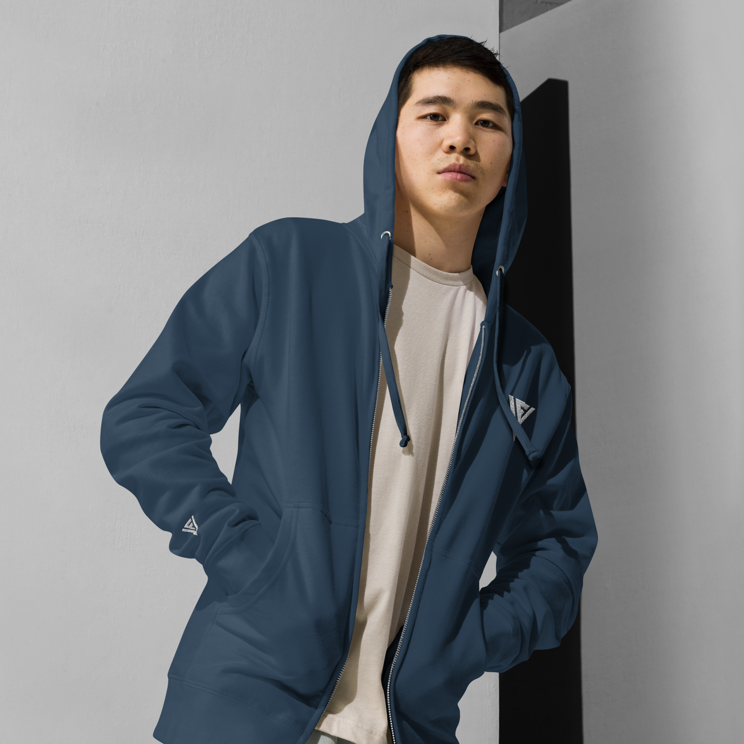 Fractal Visions Unisex fleece zip up hoodie