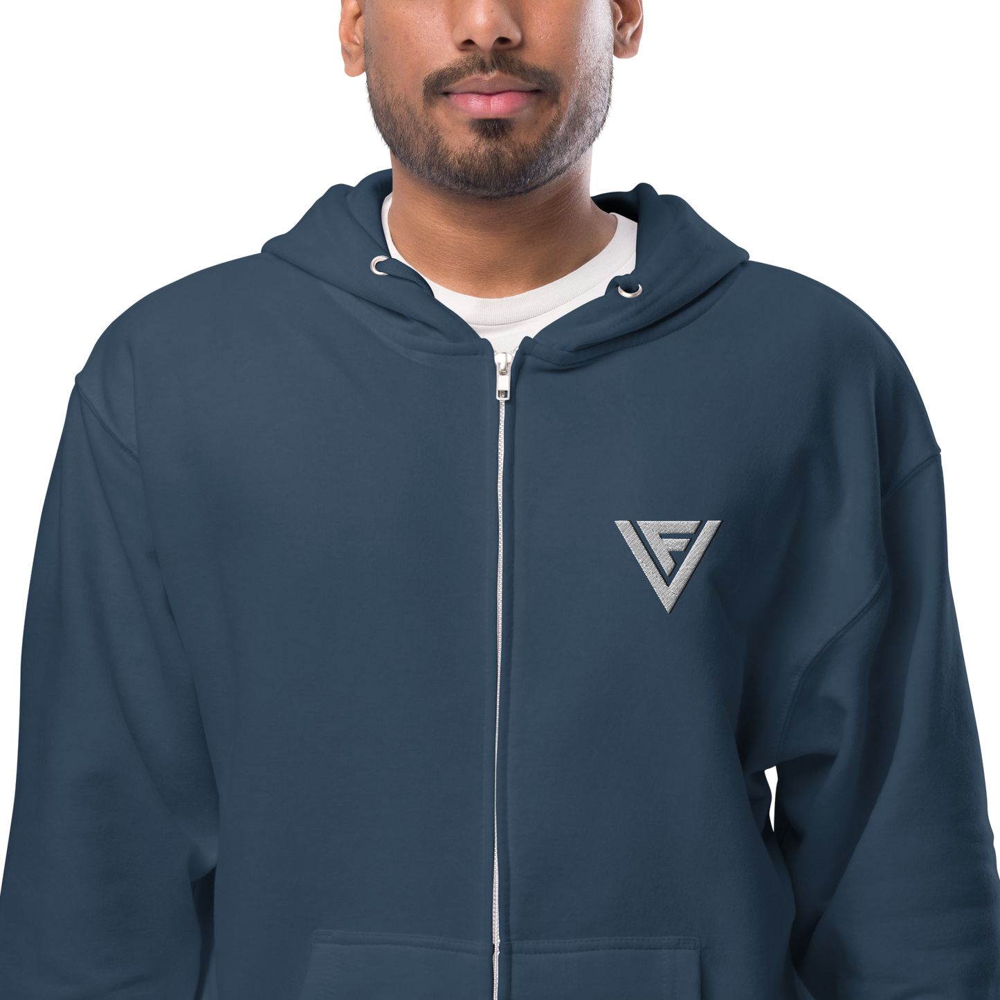 Fractal Visions Unisex fleece zip up hoodie