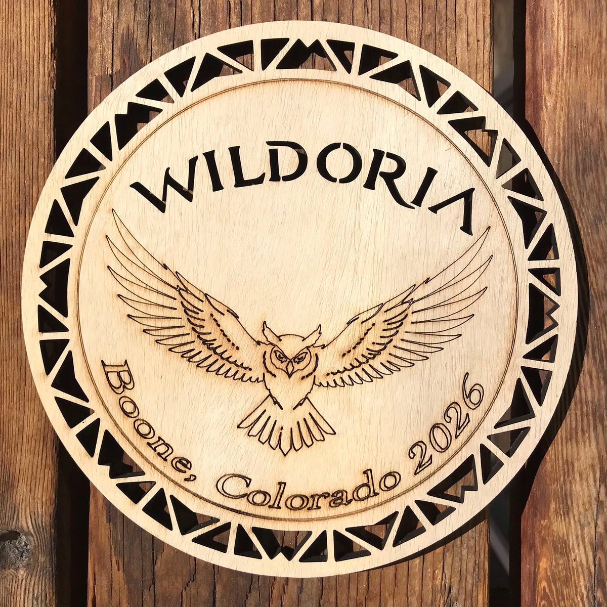 Wildoria Plaque