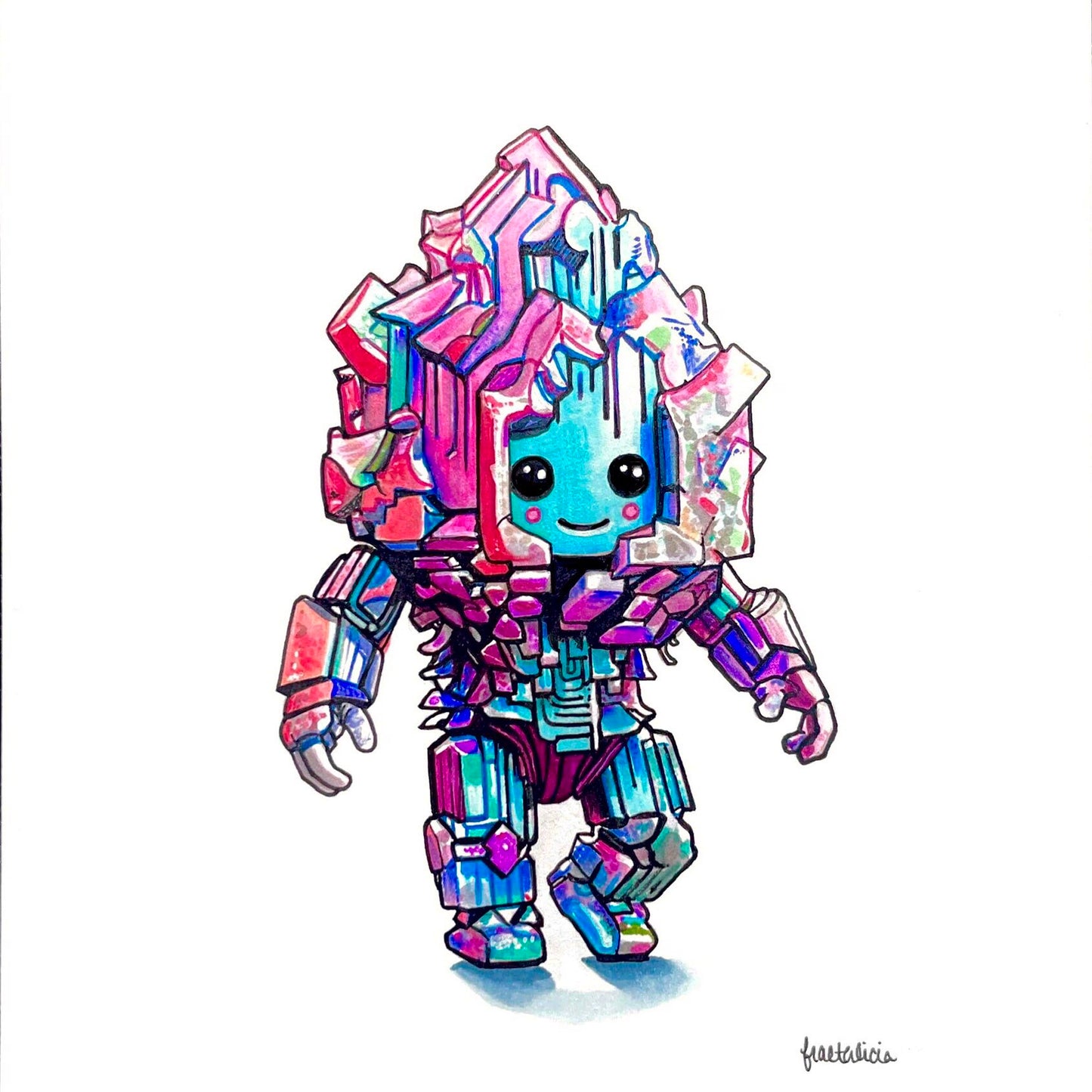 Bismuth Boy Print