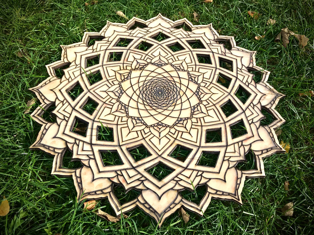 Sunflower Laser Cutout