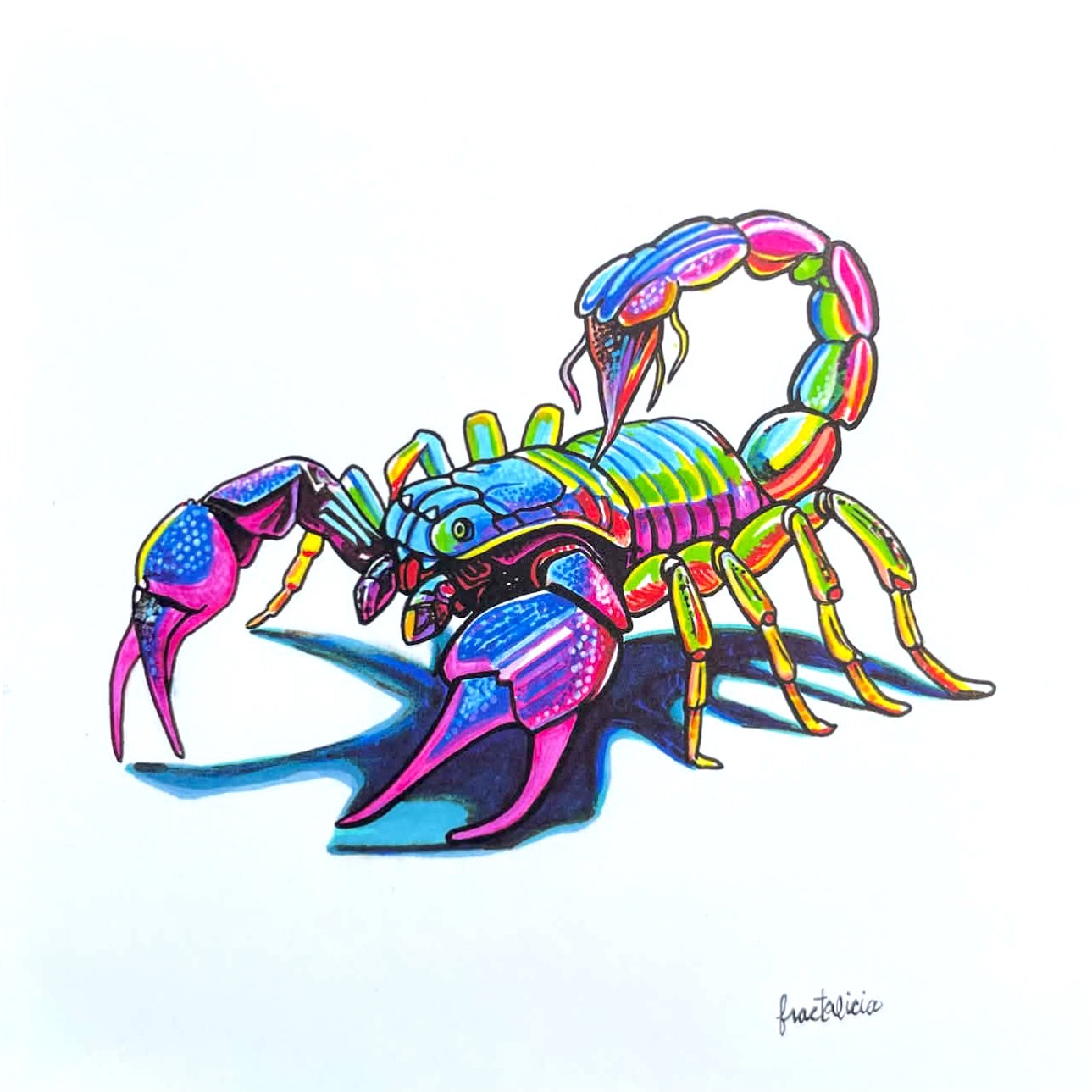 Scorpneon Print