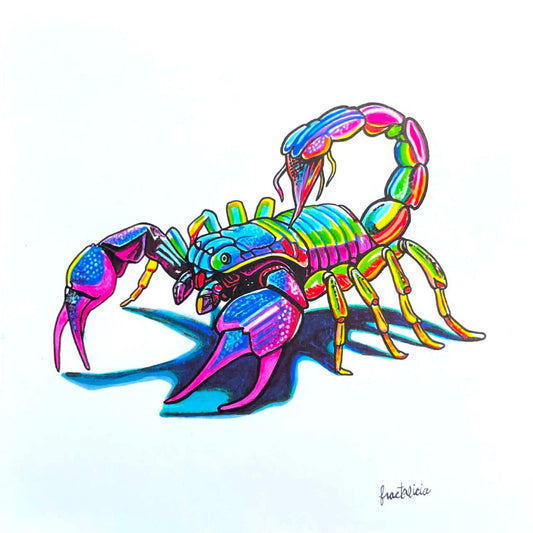 Scorpneon Print