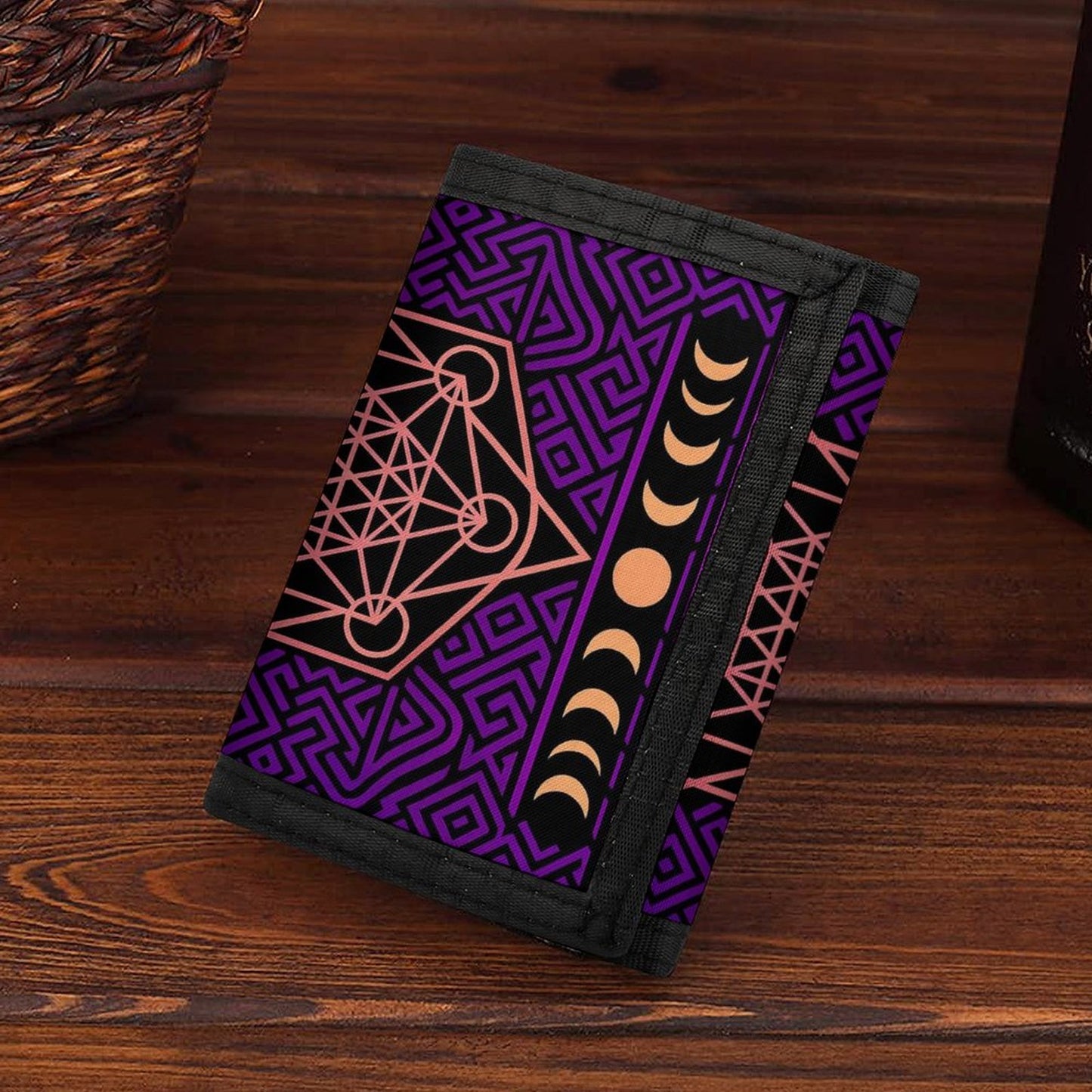 Geometric Tri-fold Wallet