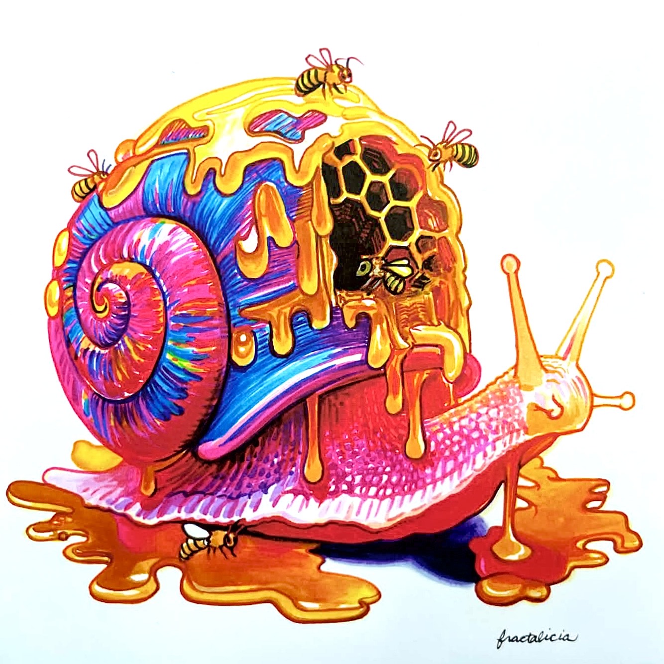 Snail Hive Print