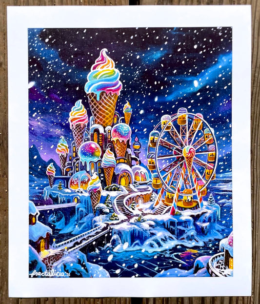 Rainbow Cream Dream Print